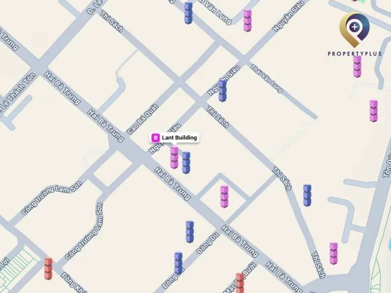 Sơ đồ văn phòng cho thuê trên đường Thi Sách, quận 1, TP. Hồ Chí Minh